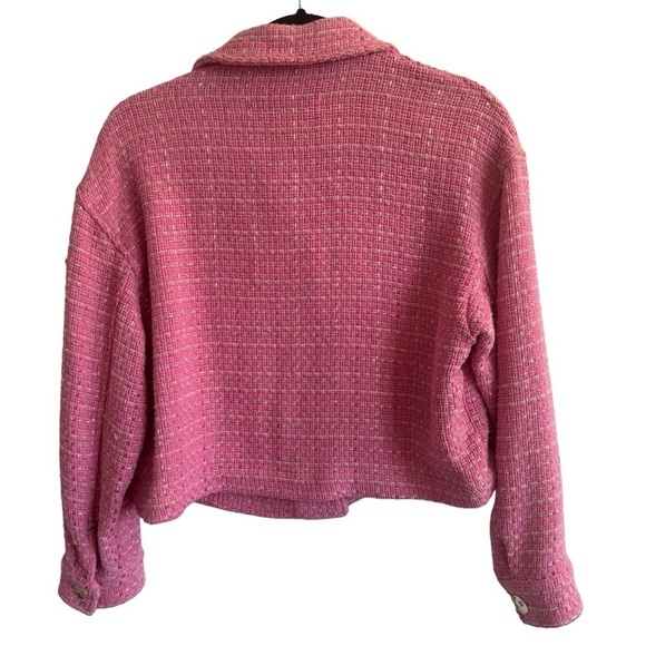 Zara Textured Sequin Overshirt, Size M - Picture 10 of 15